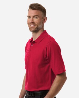 Harriton Men's Maverick CVC Pique Polo - Image 41
