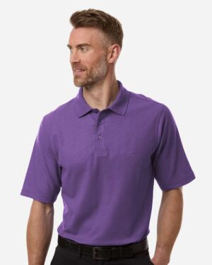 Harriton Men's Maverick CVC Pique Polo - Image 52