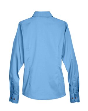 Harriton Women's Easy Blend™ Long Sleeve Twill Dress Shirt with Stain-Release - Image 27