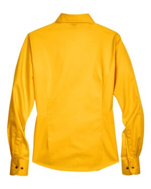 Harriton Women's Easy Blend™ Long Sleeve Twill Dress Shirt with Stain-Release - Image 47