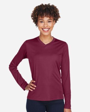 Team 365 Women's Zone Performance Long Sleeve T-Shirt - Image 53