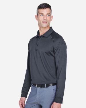 Harriton Men's Advantage Long Sleeve Tactical Polo - Image 9