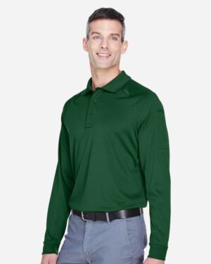 Harriton Men's Advantage Long Sleeve Tactical Polo - Image 14