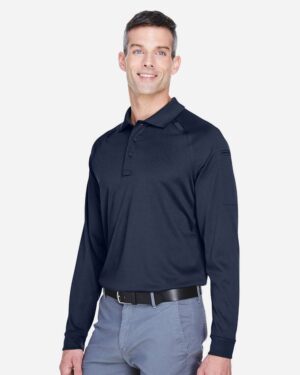 Harriton Men's Advantage Long Sleeve Tactical Polo - Image 19