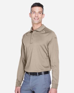 Harriton Men's Advantage Long Sleeve Tactical Polo - Image 24