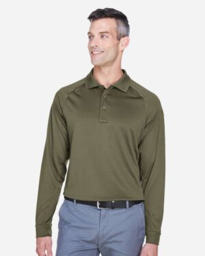 Harriton Men's Advantage Long Sleeve Tactical Polo - Image 38