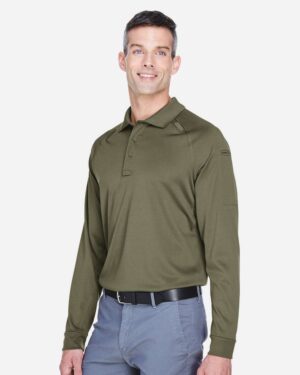 Harriton Men's Advantage Long Sleeve Tactical Polo - Image 39