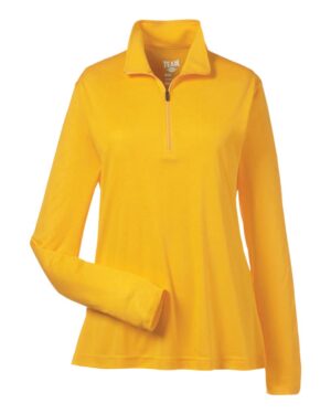 Team 365 Women's Zone Performance Quarter-Zip Pullover - Image 5