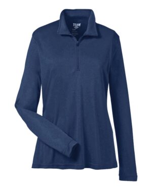 Team 365 Women's Zone Performance Quarter-Zip Pullover - Image 9