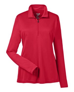 Team 365 Women's Zone Performance Quarter-Zip Pullover - Image 37