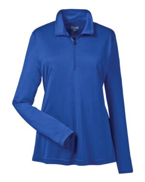 Team 365 Women's Zone Performance Quarter-Zip Pullover - Image 41