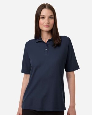 Harriton Women's Maverick CVC Pique Polo - Image 22