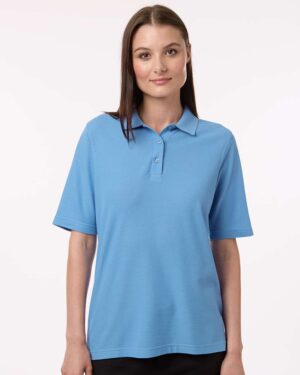 Harriton Women's Maverick CVC Pique Polo - Image 34