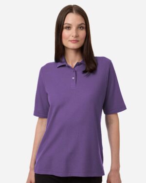 Harriton Women's Maverick CVC Pique Polo - Image 52