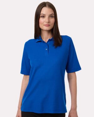 Harriton Women's Maverick CVC Pique Polo - Image 58