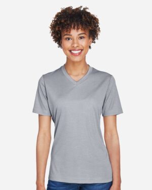 Team 365 Women's Sonic Heather Performance T-Shirt - Image 3
