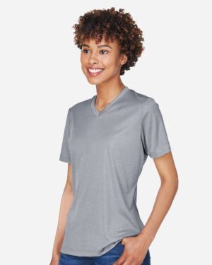 Team 365 Women's Sonic Heather Performance T-Shirt - Image 4