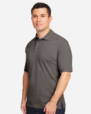 Harriton Men's Pique Polo - Image 11