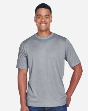 Team 365 Men's Sonic Heather Performance T-Shirt - Image 3