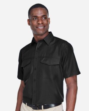 Harriton Men's Key West Short Sleeve Performance Staff Shirt - Image 3