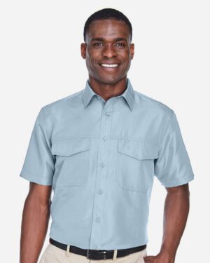 Harriton Men's Key West Short Sleeve Performance Staff Shirt - Image 6