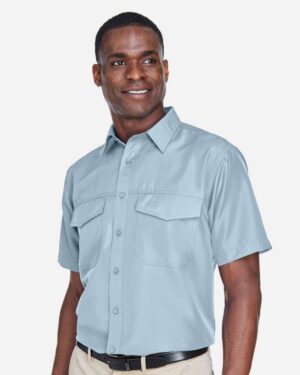 Harriton Men's Key West Short Sleeve Performance Staff Shirt - Image 7