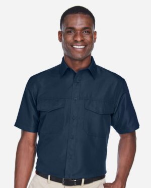 Harriton Men's Key West Short Sleeve Performance Staff Shirt - Image 18