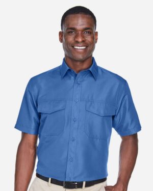 Harriton Men's Key West Short Sleeve Performance Staff Shirt - Image 22