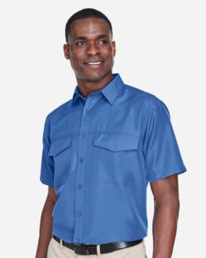 Harriton Men's Key West Short Sleeve Performance Staff Shirt - Image 23