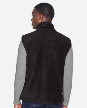 Harriton Unisex Fleece Full-Zip Vest - Image 5