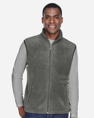 Harriton Unisex Fleece Full-Zip Vest - Image 8