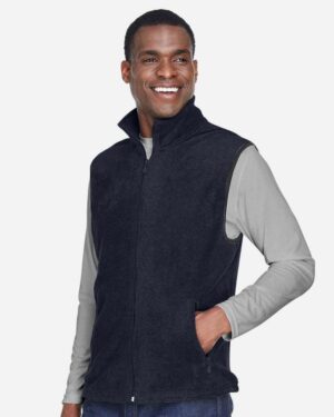 Harriton Unisex Fleece Full-Zip Vest - Image 19