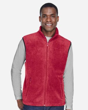 Harriton Unisex Fleece Full-Zip Vest - Image 23