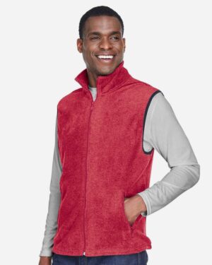 Harriton Unisex Fleece Full-Zip Vest - Image 24