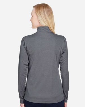 Team 365 Women's Zone Sonic Heather Performance Quarter-Zip Pullover - Image 15