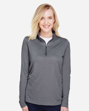 Team 365 Women's Zone Sonic Heather Performance Quarter-Zip Pullover - Image 13
