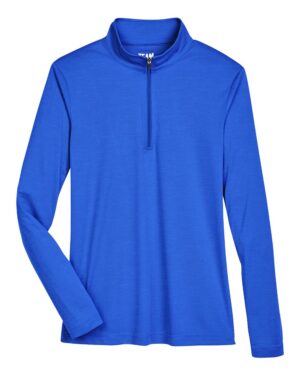 Team 365 Women's Zone Sonic Heather Performance Quarter-Zip Pullover - Image 36