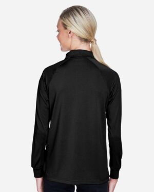 Harriton Women's Advantage Long Sleeve Tactical Polo - Image 5