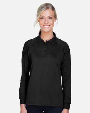 Harriton Women's Advantage Long Sleeve Tactical Polo - Image 3