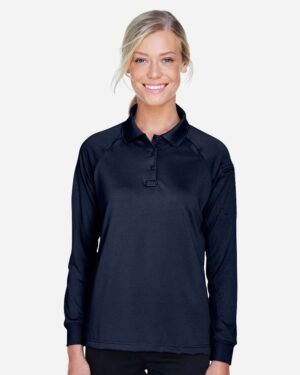 Harriton Women's Advantage Long Sleeve Tactical Polo - Image 18