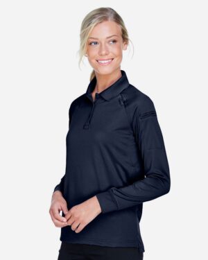 Harriton Women's Advantage Long Sleeve Tactical Polo - Image 19