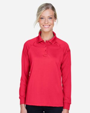 Harriton Women's Advantage Long Sleeve Tactical Polo - Image 28