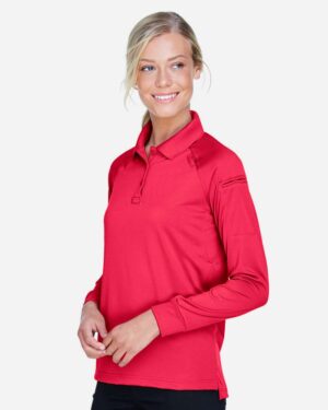 Harriton Women's Advantage Long Sleeve Tactical Polo - Image 29