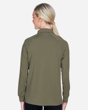 Harriton Women's Advantage Long Sleeve Tactical Polo - Image 40