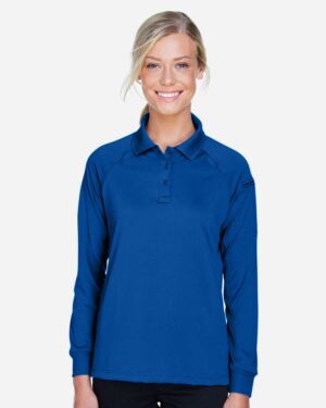 Harriton Women's Advantage Long Sleeve Tactical Polo - Image 43