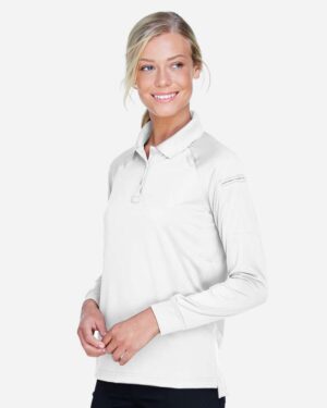 Harriton Women's Advantage Long Sleeve Tactical Polo - Image 49