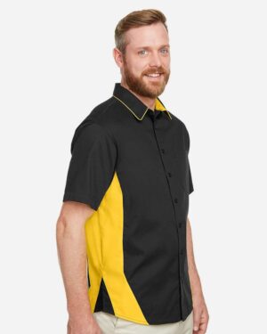 Harriton Men's Flash IL Colorblock Shirt - Image 11