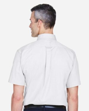 Harriton Men's Easy Blend™ Twill Dress Shirt with Stain-Release - Image 25