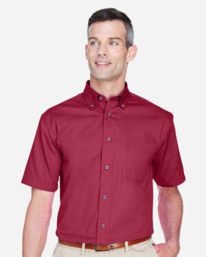 Harriton Men's Easy Blend™ Twill Dress Shirt with Stain-Release - Image 28
