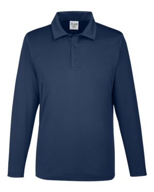 Team 365 Men's Zone Performance Long Sleeve Polo - Image 7